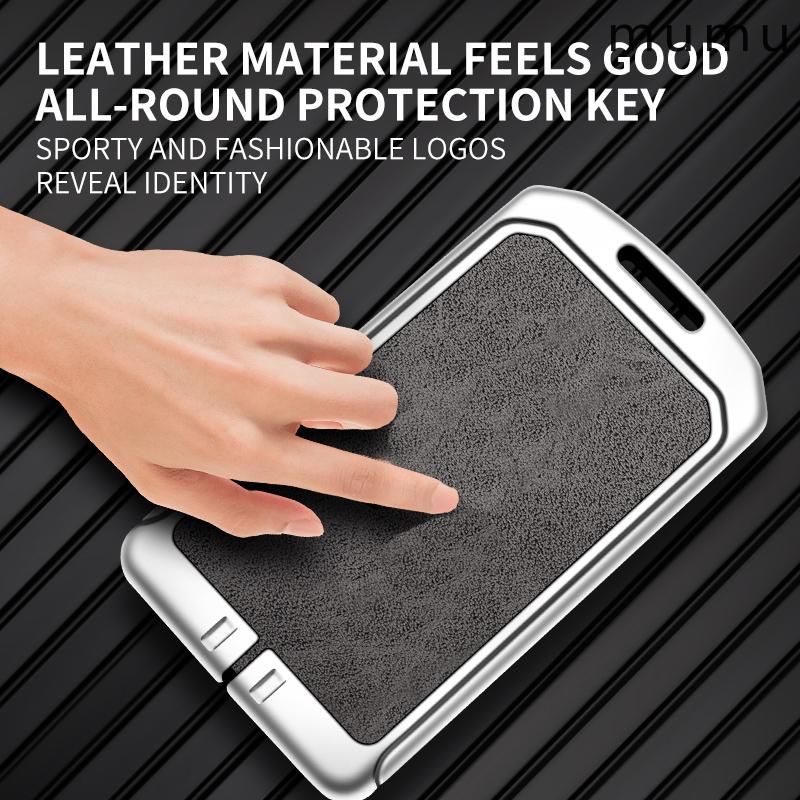 Zinc Alloy For Hongqi Hs5 Hs7 H9 Car Key Case Card Cover Magnetic Metal Protector Shell Keychain Keyless Auto Accessories