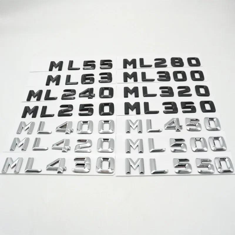 ABS 3D Pour Mercedes-Benz W163 W164 W166 ML63 ML55 ML280 ML250 ML320 ML350 ML420 ML430 ML450 ML500 ML550 Emblème de Coffre Autocollant Logo ZO7