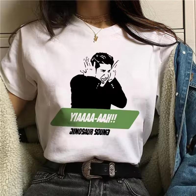 Friends Tv Shirt Women Vintage 2000s Graphic Trendy Breathable Graphic Harajuku Hip Hop University Anime Aesthetic Pop Culture