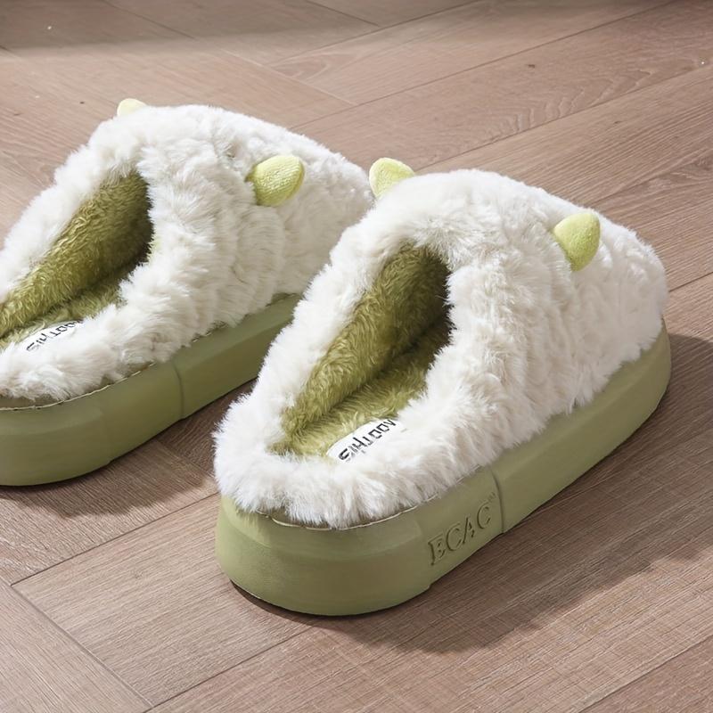 Cozy Plush Men's & Women's Slippers - Non-Slip Thick Fleece Lined Comfort Shoes with Soft EVA Sole for Indoor Warmth