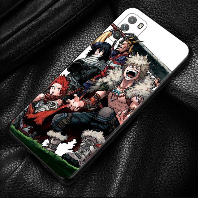 Kryt My Hero Academia pro Xiaomi Poco X3 F3 Gt M3 Nfc F1 M3 M4 Pro 5g F3 Gt kryt pro Mi 11t 10t Pro 9t 11 Note 10 Lite Civi