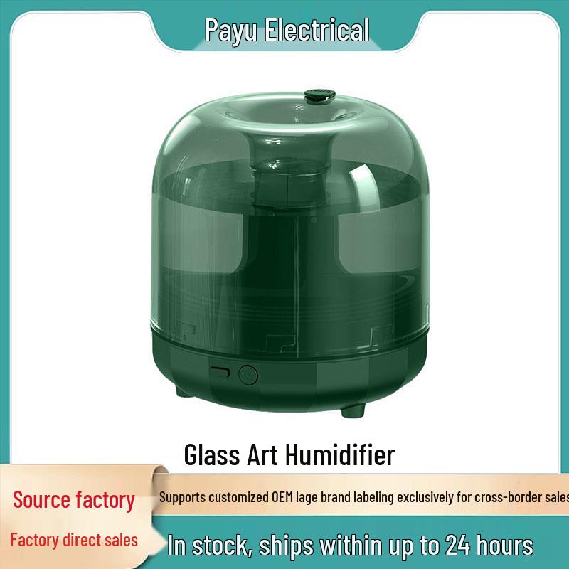 Smart Home USB Atomizer Humidifier: Large Capacity, Low Noise, Colorful Night Light Includes Charging Cable