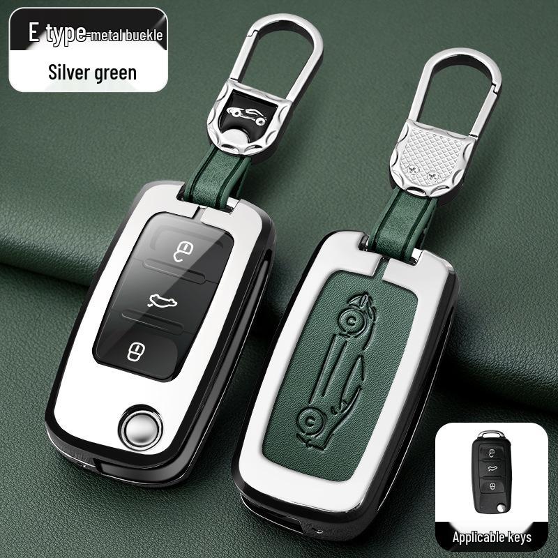 Metal Key Shell for Volkswagen Models: New Sagitar, Lavida Plus, Tayron, Tuon, Tiguan L, Bora, Magotan