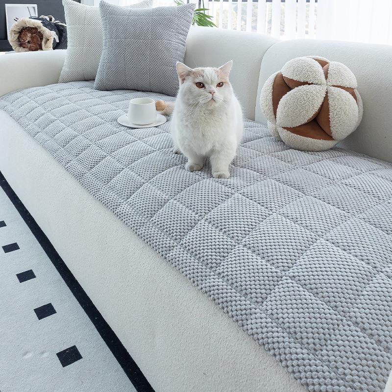 New Non-Slip And Dirt-Resistant Sofa Cushion Universal In All Seasons, Thickened Autumn And Winter Leather Sofa Cover, Anti-Cat Scratch Cover