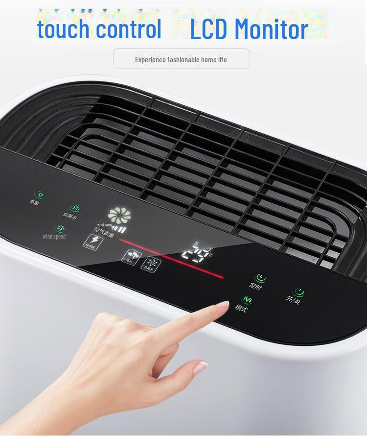 Home Air Purifier for Formaldehyde and Smoke Odor Removal with Negative Ion Technology
