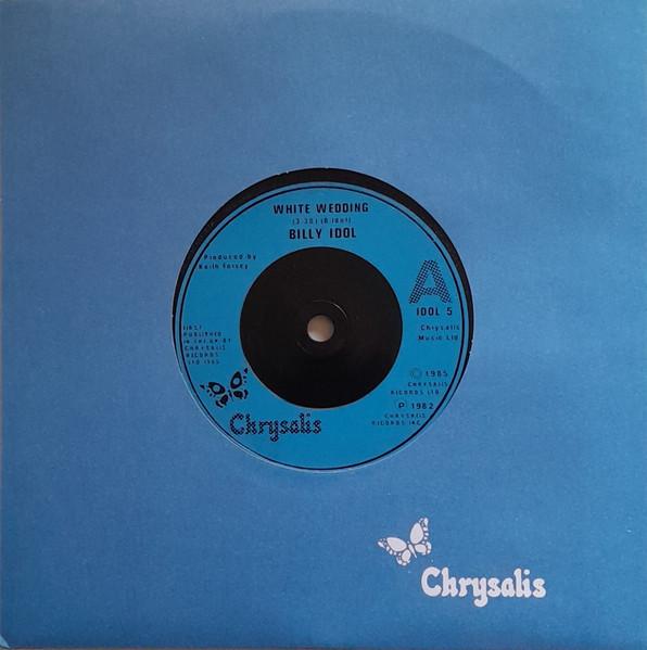 

7inch Record BILLY IDOL - White Wedding IDOL5 Chrysalis 1985 UK Rock Used