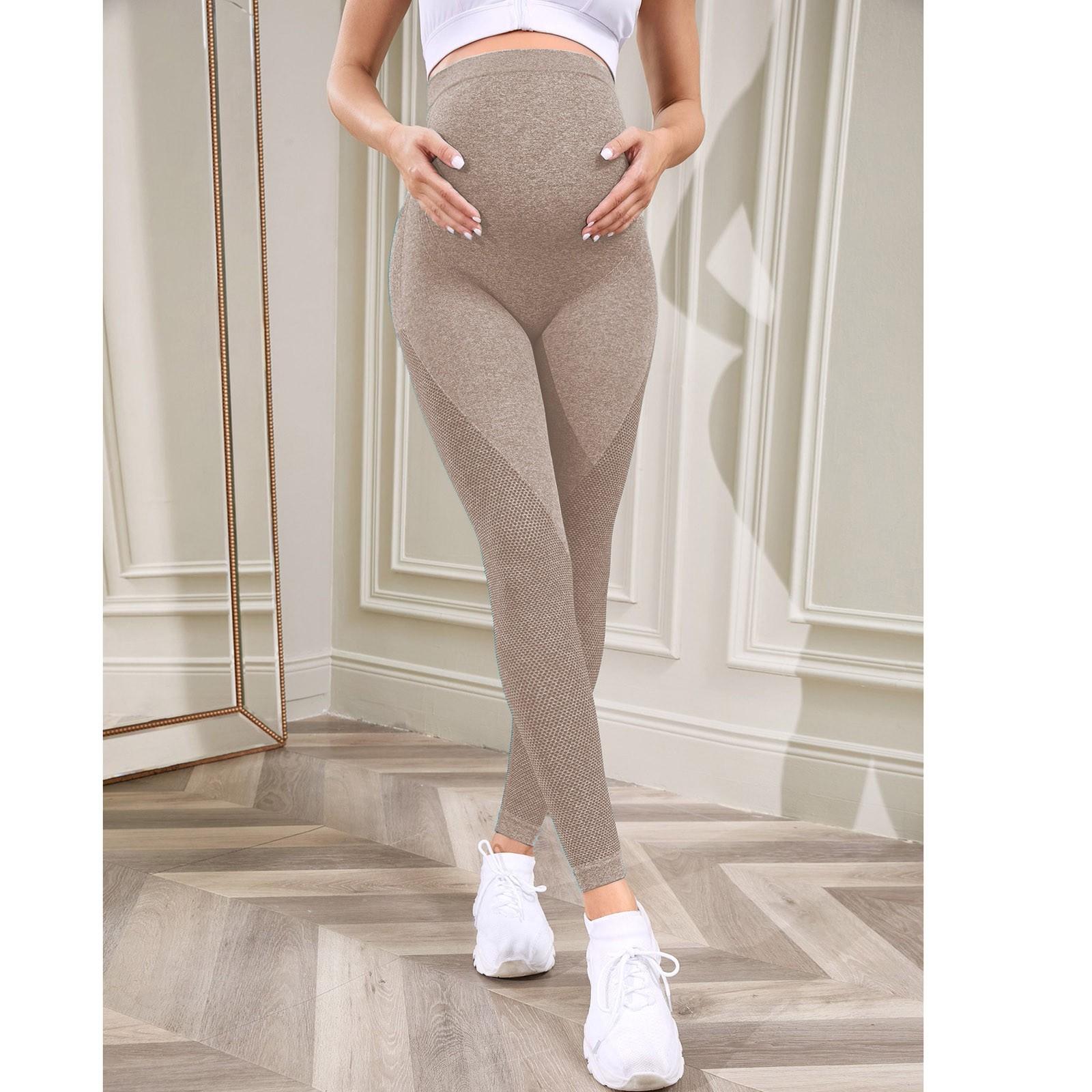 Women s Casual Leggings For Early Pregnancy, Yoga Pants With Abdominal Support, Yoga Pants M хаки