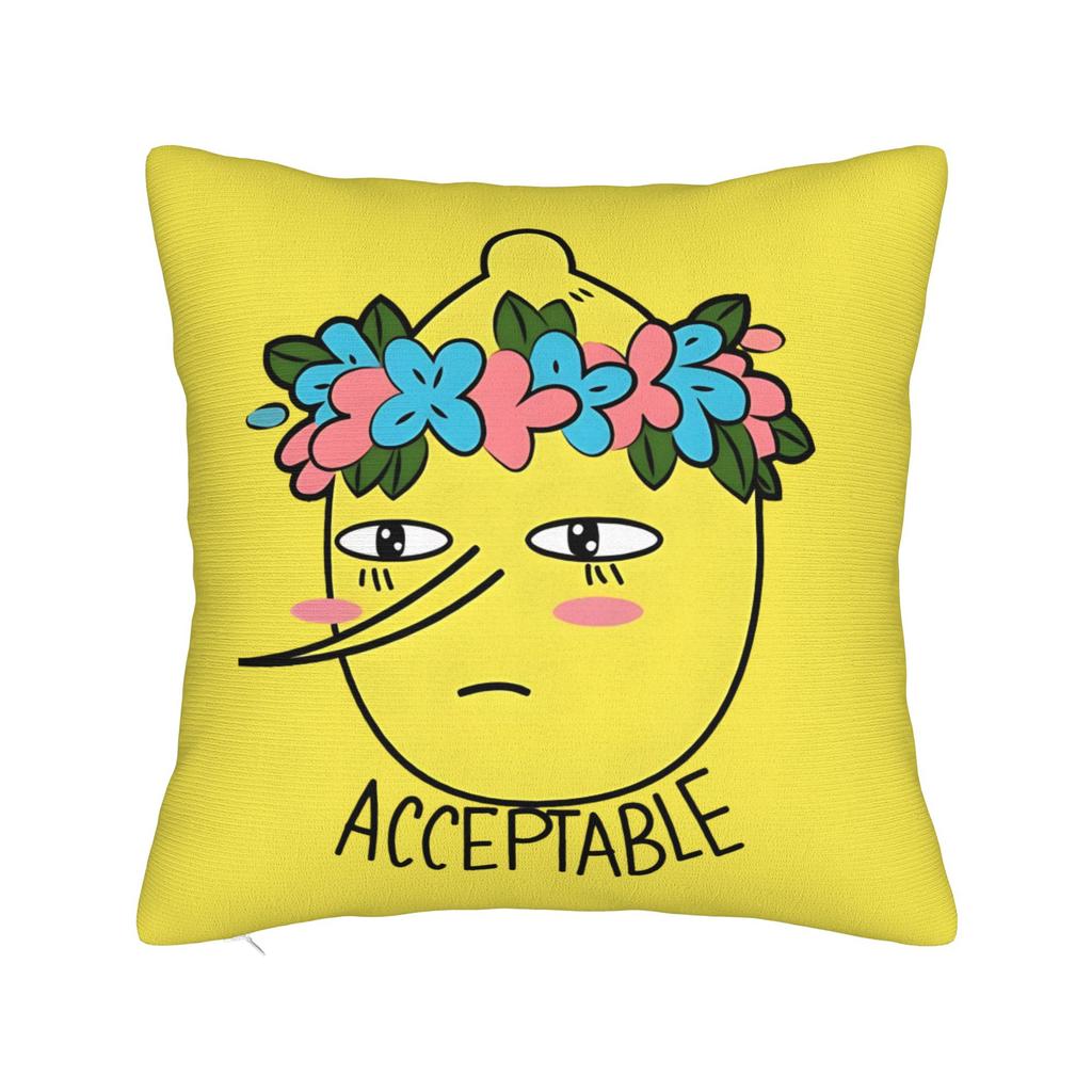 Lemongrab Lemon Pillowcase Polyester Cushion Cover Gift Throw Pillow Case Cover Home Dropshipping 40X40Cm