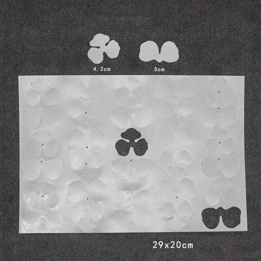 

2 листа полупрозрачного гинкго термоусадочного пластика, набор аксессуаров для бумаги для термоусадки, для изготовления открыток style 8