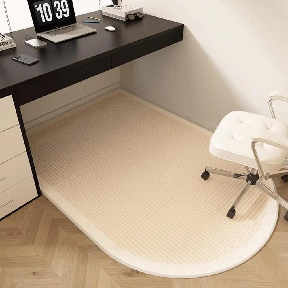 Luxury-Style Minimalist Arched Carpet - Durable For Bookshelves, Office Floor Mats, Chair Protection Pads - Home Decor