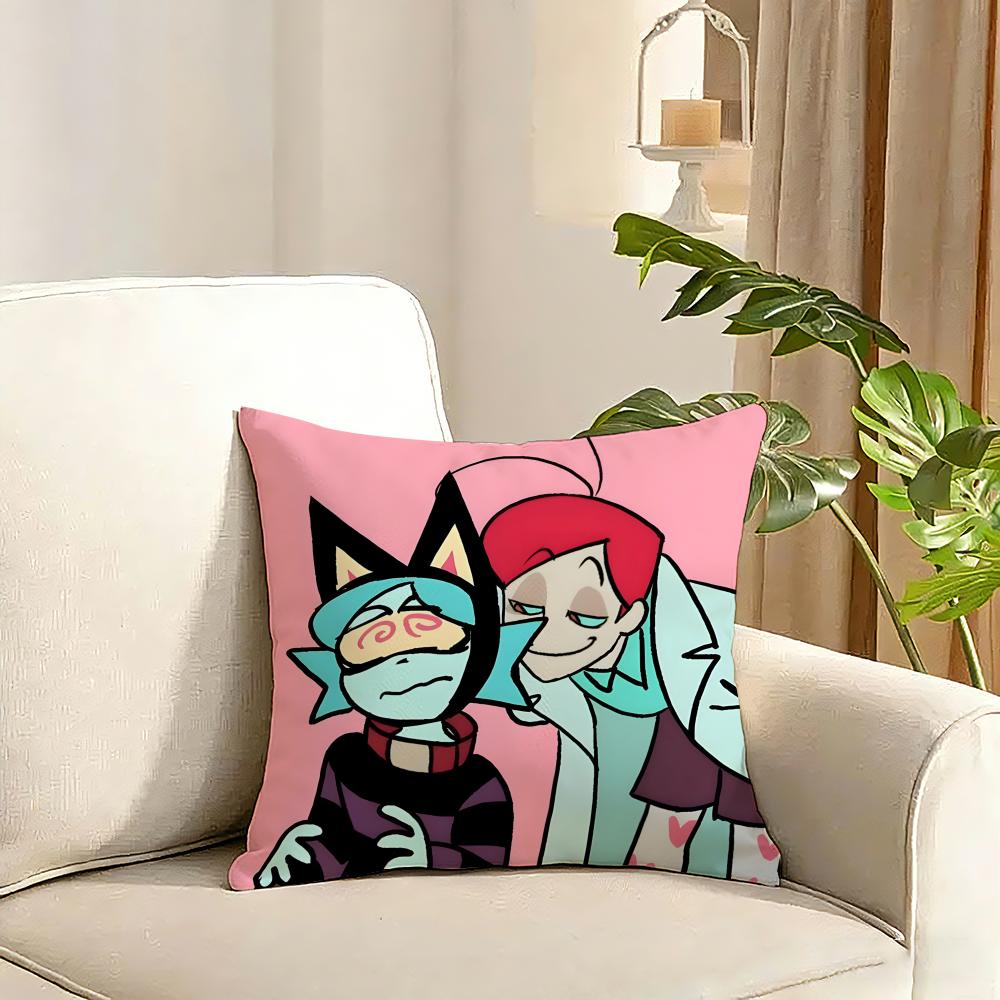 Psychocuties Mimi Cushion Cover Reversible Plush Pillow Cover Soft Fluffy Home Decor for Sofa Bedroom