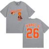 Karol G Tropicoqueta Album 2026 Double Sided Print Shirts Unisex WoUnisex Vintage ONeck Fashion Oversized Cotton Y2K Tshirt Clothing