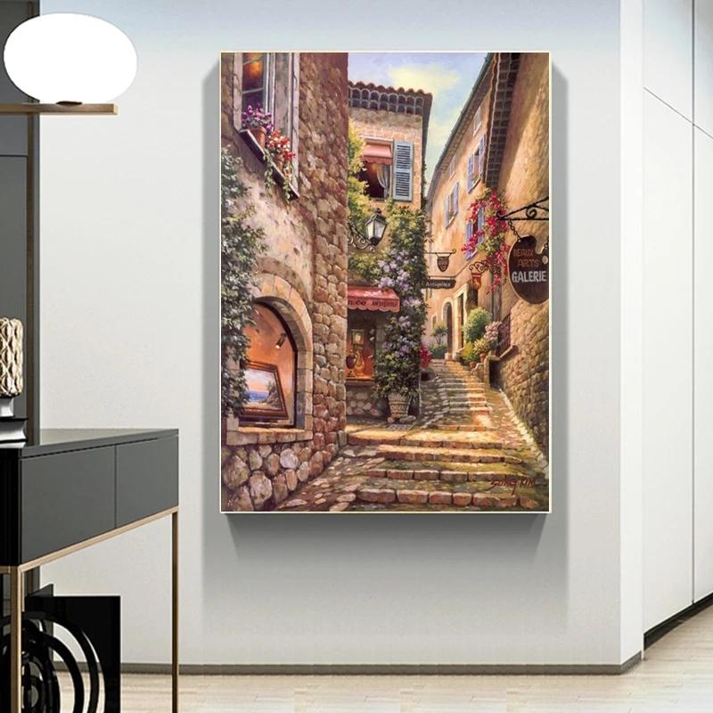 Classical Venice City Landscape Canvas Painting Printed Landscape Posters and Prints Living Room Bedroom Home Decor Picture