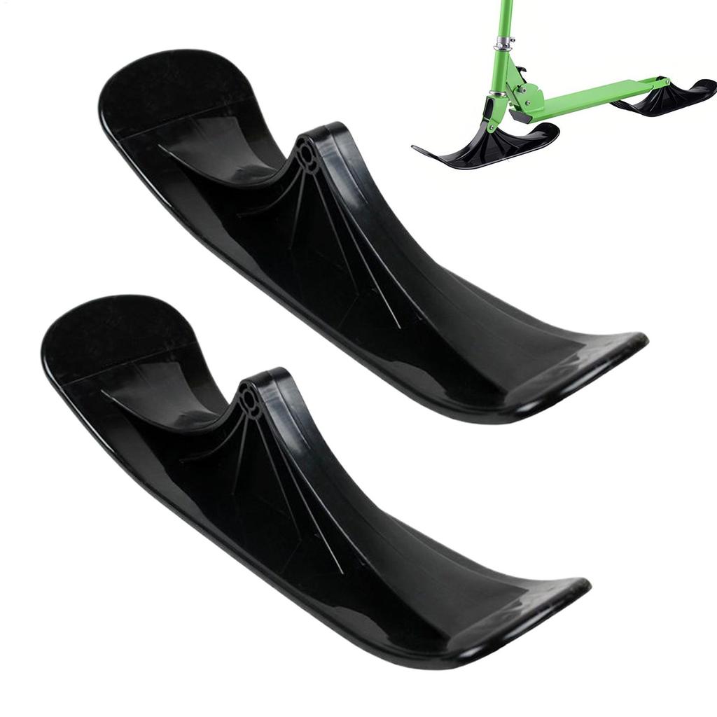 Ski Skate Board Conversion Kit 1 Pair Lightweight Ergonomic Winter Sports Sledge Snow Sled Ski Scooter Conversion Kit
