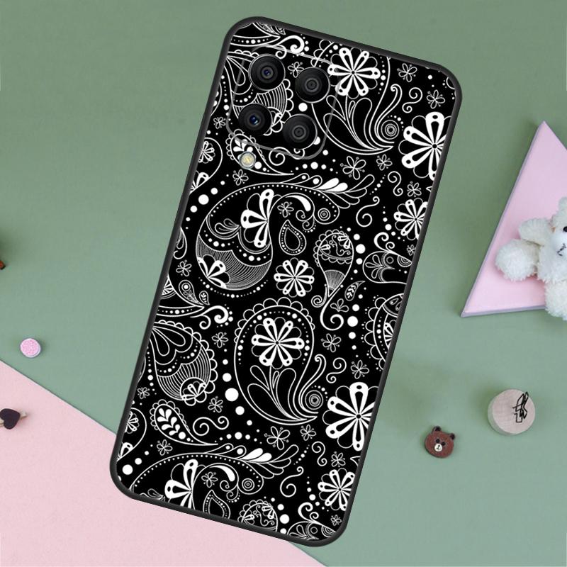 Paisley Bandana For Samsung Galaxy M11 M21 M31 M12 M13 M14 M15 M35 M34 M54 M33 M53 M32 M52 M06 M16 M55 Case