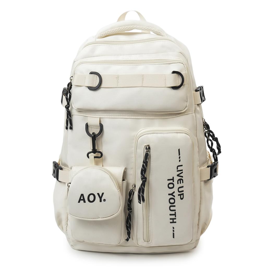 Schoolbag wholesale new trendy cool men and women backpack large capacity travel leisure backpack fashionable versatile student bag