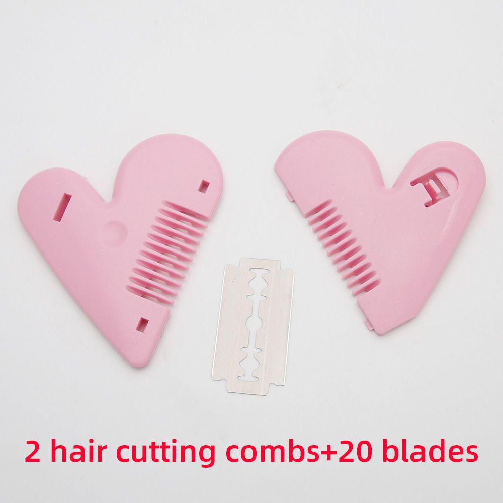 Love hair trimming comb, bangs cutting, family, children, female students, safe haircut, broken hair splitting, thinning comb