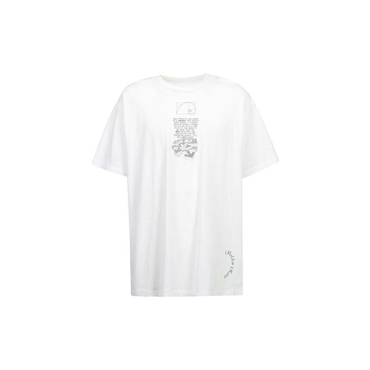T-shirt Oversize con Frecce Gocciolanti OFF WHITE OMAA038R201850050110