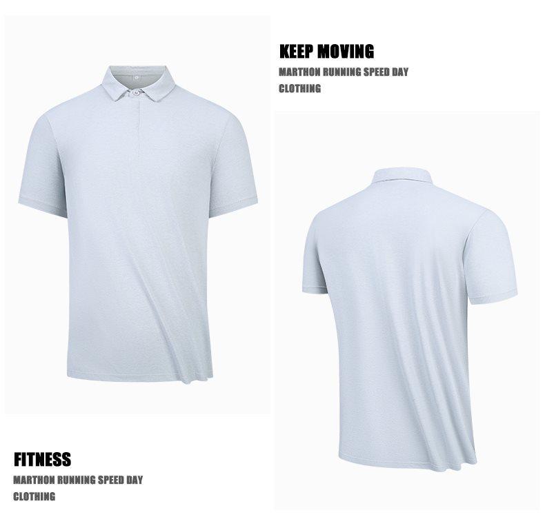 Men's Ice Silk Polo Shirt - Quick Dry, Short Sleeve, Frosted Mulberry Skin, High Quality Summer Wear