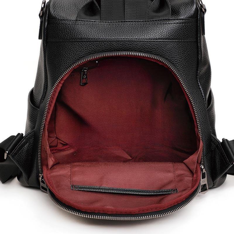 Women's New Korean Anti-theft Cowhide Monster Bag for Women's Large Capacity Travel