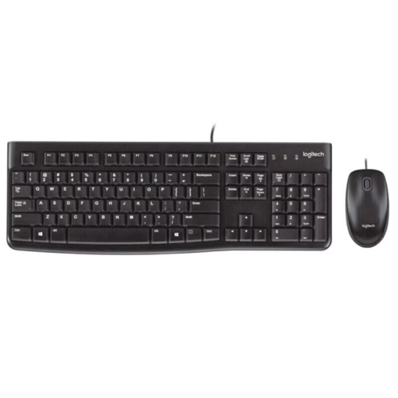 

Logitech MK120 Wired Keyboard and Mouse Combo