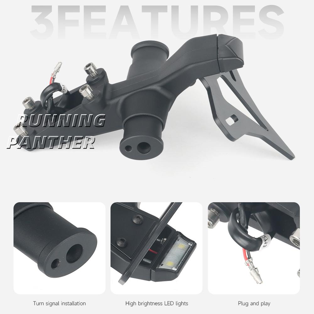 For 1290 SuperDuke R 2020 2021 2022 2023 2024 Motorcycle Rear Short Tail Stock Tidy License Plate Holder Tailstock Bracket Kit