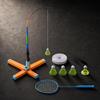 Badminton Rebound Training Device with Water-Fill Base Compact for Amateurs