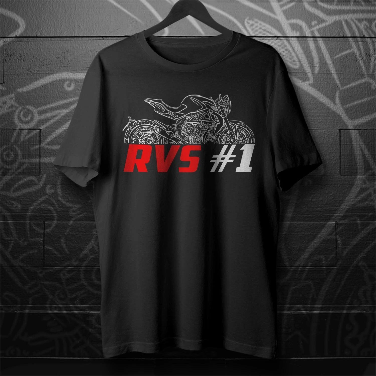 For MV Agusta RVS #1 2018 fans - Motorcycle T shirt XL