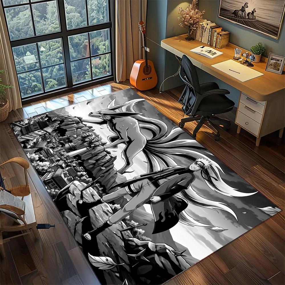 Bedroom Naruto Carpet Non Slip Washable Large Area Rug Floor Mat for Gamer Room Home Decor
