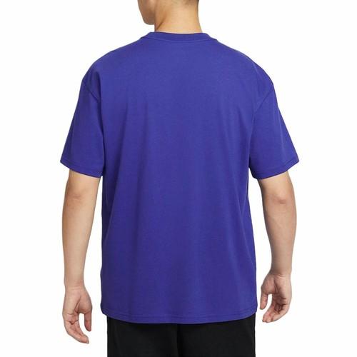 Nike Loose-Fit Simple Comfortable Men's Short-Sleeve T-Shirt in Blue