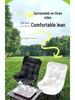 Extra Thick Outdoor Moon Chair: Portable Recliner & Fishing Stool