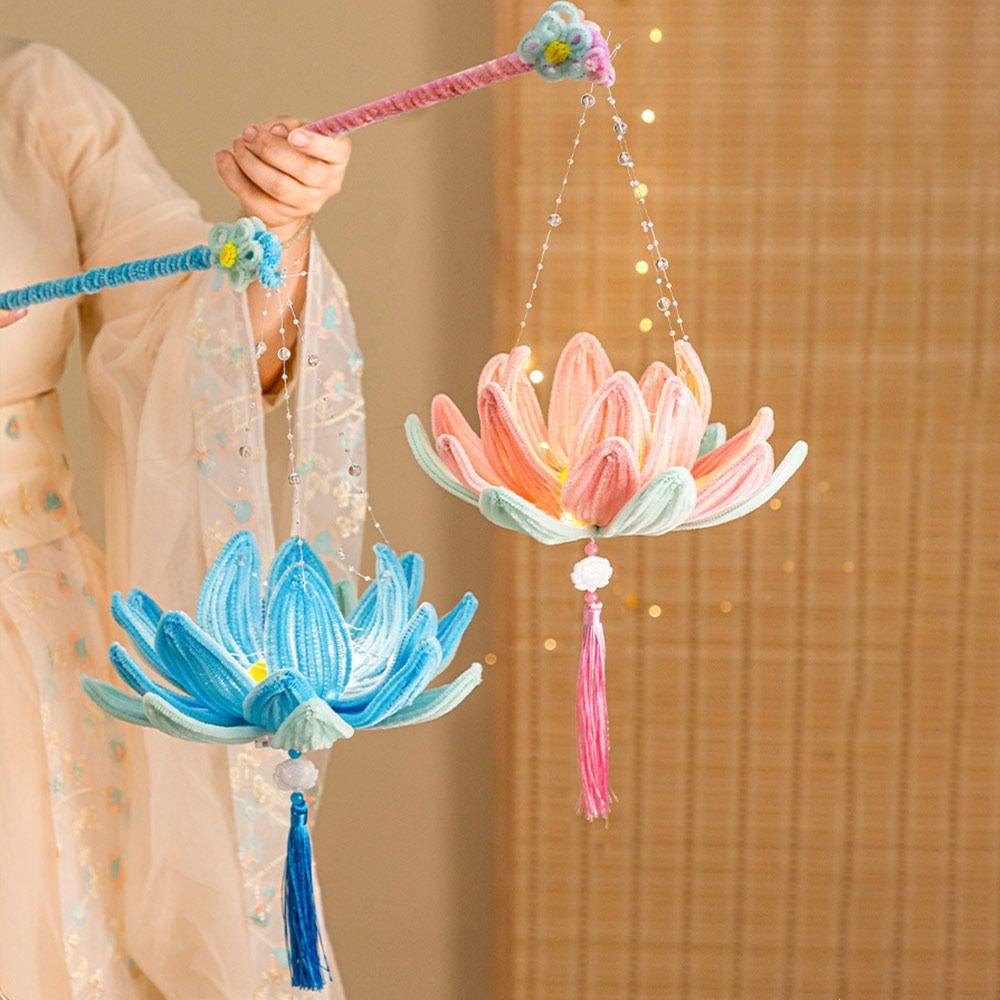 DIY Material Package Lotus Lantern Goldfish/Rabbit Lantern Material Package  Kids Gift