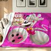 1PC Diddl Custom Name Patterned Flannel Blanket Suitable For All Seasons for Home Decor Warmth and Comfort Gifts Holiday Present