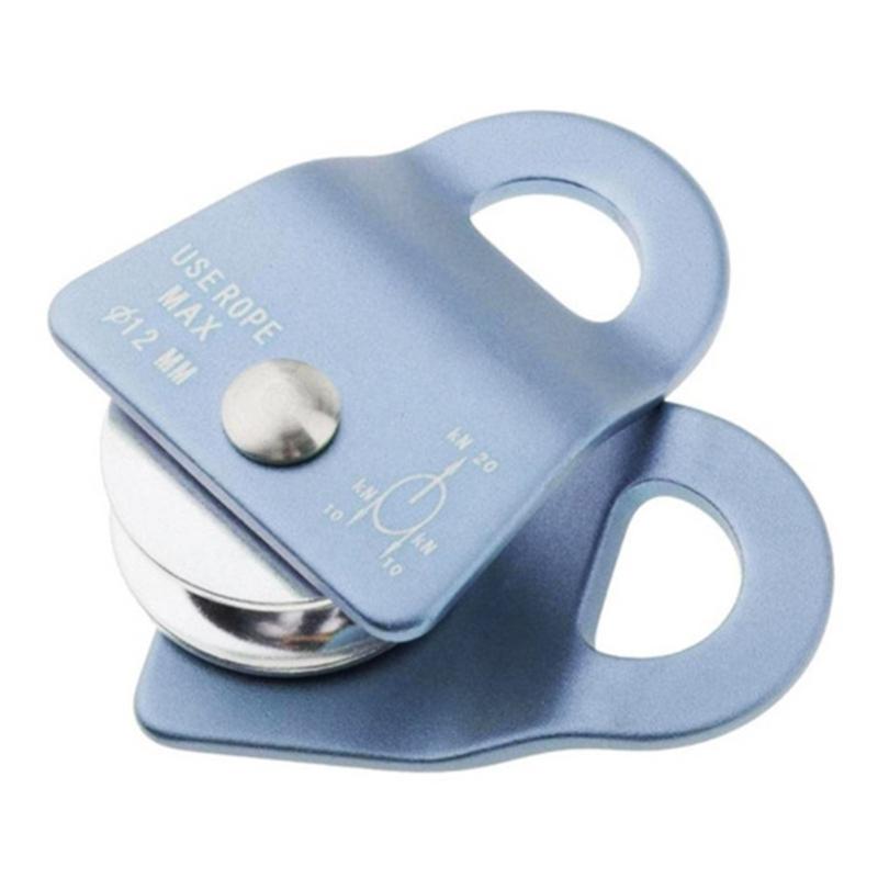 Practical Aluminum Descendings Device for Technical Climbing Gear and Safety Equipment Support 2000kg Statics Load