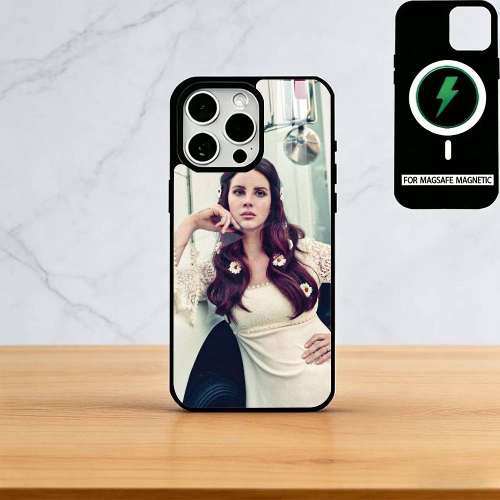 Lanas-w-Del-R-Rey Phone Case For iPhone17,16,15,14,13,12,11 Plus,Pro Magnetic with Magsafe Wireless Charging