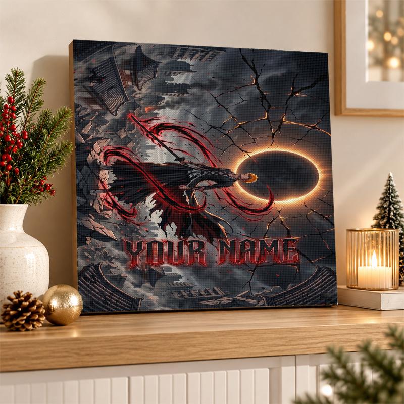 Bleach anime Custom Name Text 5D Diamond Painting Kit DIY Full Drill Diamond Art Decoration