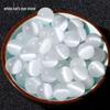 Cat's Eye Loose Beads: Powder White, Yellow, Red, Blue Round Beads for Handmade DIY Bracelets and Weaving Accessories.