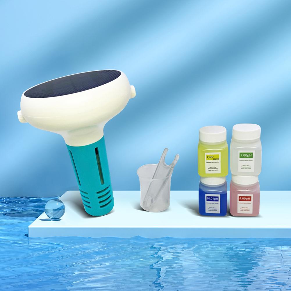 Smart  Water Tester Intelligent Chlorine Meter  7-IN-1 PH/ORP/EC/TDS/Salt/Temp/CL Suitable for Outdoor Swimming Pools Aquarium