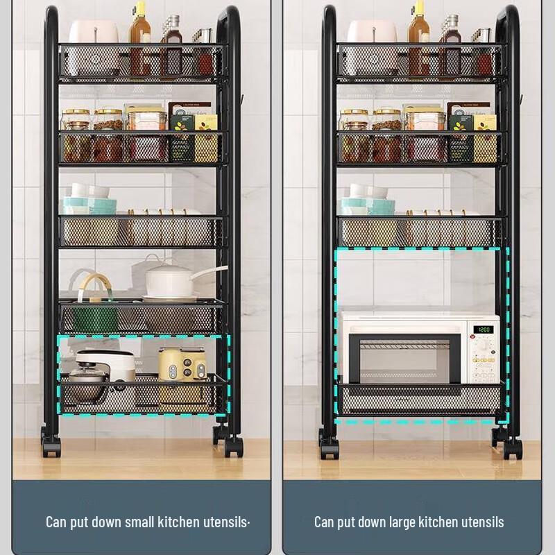 Xiayou 4-Tier Metal Kitchen Storage Rack