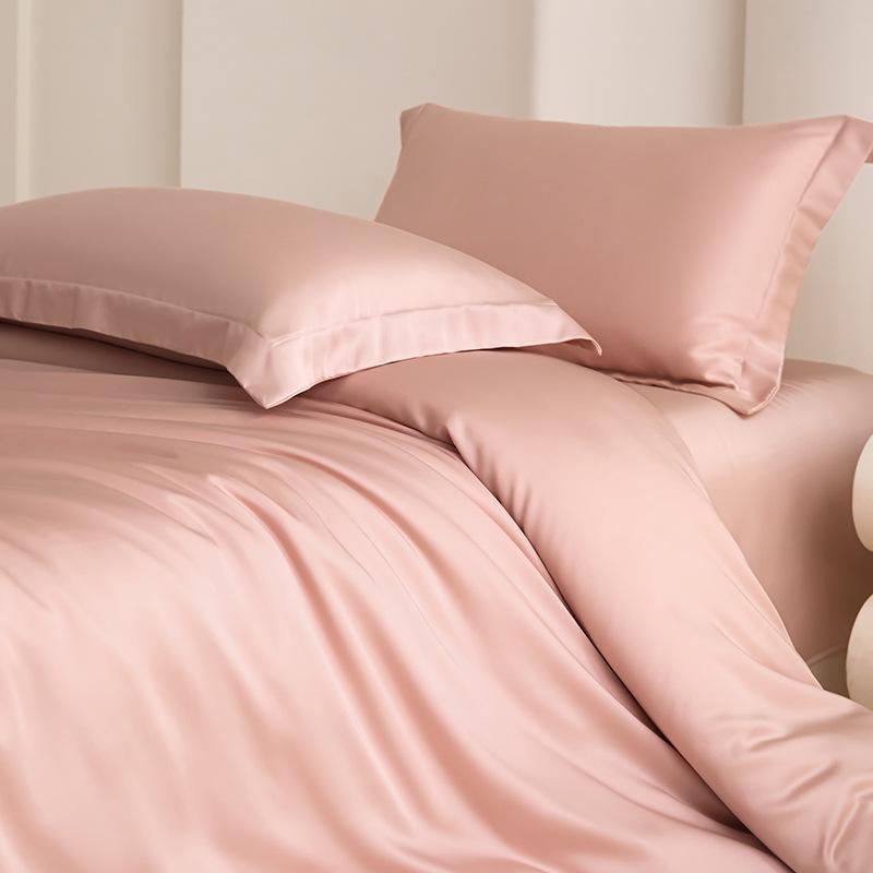 Summer Cooling Tencel Lyocell Ice Silk Bedding Set (4-Piece)