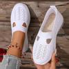 Sneakers da Donna Traspiranti con Suola Ammortizzata in PVC - Scarpe da Passeggio a Maglia Slip-On Basse Adatte per Interni/Esterni, Scarpe da Donna