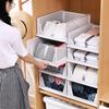 1Pcs 43x18x32.3cm Clothes Storage Box Drawer Style Folding Organizer Strong Ductile Material Easy Pull Out Non-Disturb Design
