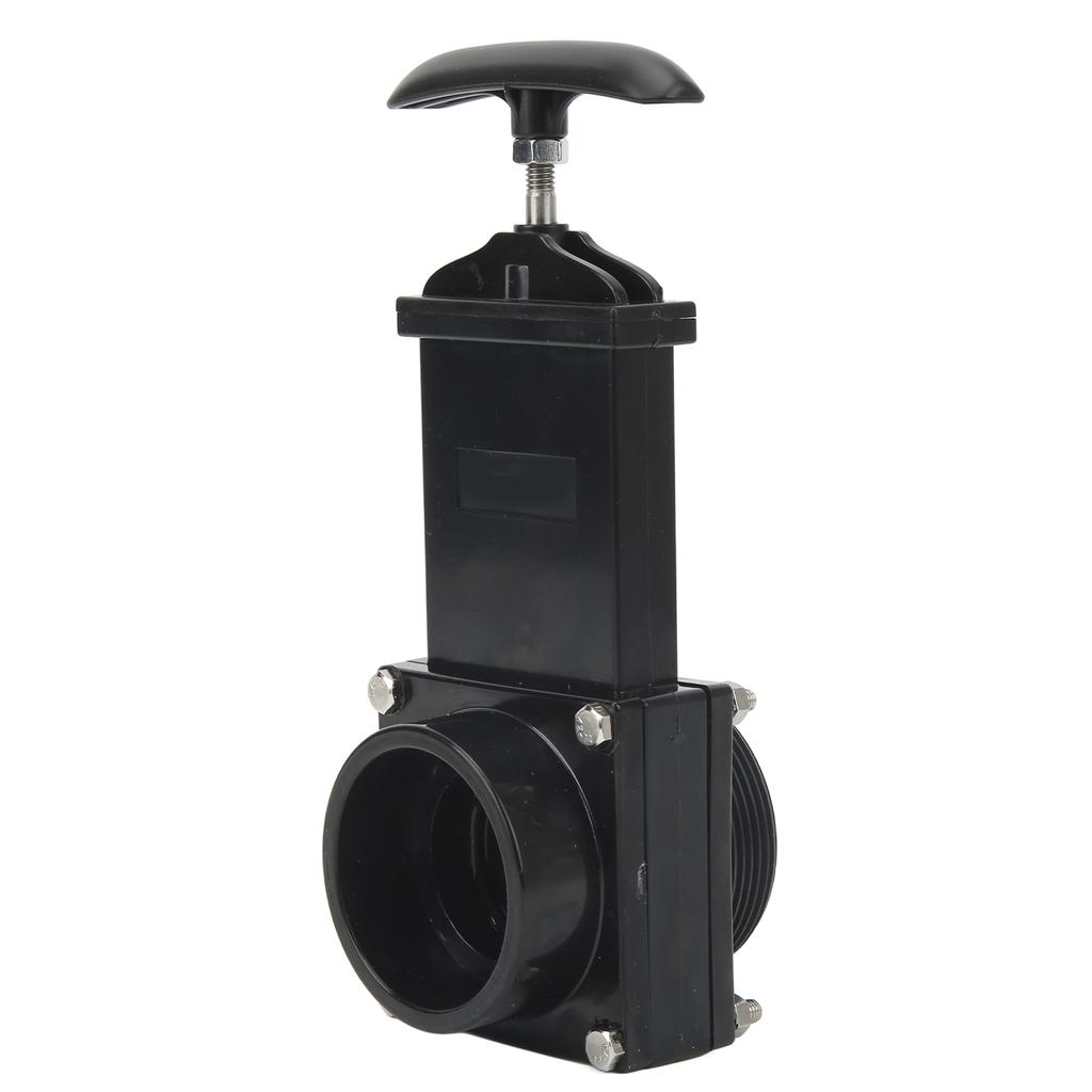 RV Drain Valve Waste Sewer ABS Valve Wear Resistance for Caravan Water Tank 50mm ID