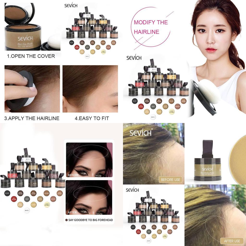Sevich Hairline Powder For Flawless Coverage And Natural Finish In Various Shades
