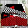1PC Soccer Ball Afc Crest Printed Soft Flannel Blanket Throw for Adult Bedroom Living Room Sofa Camping Travel Fan Gifts Christmas Gifts