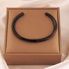 Titanium Steel  Mobius Open Stainless Steel  Women's High Sense Couple Fashion Trend  Jewelry