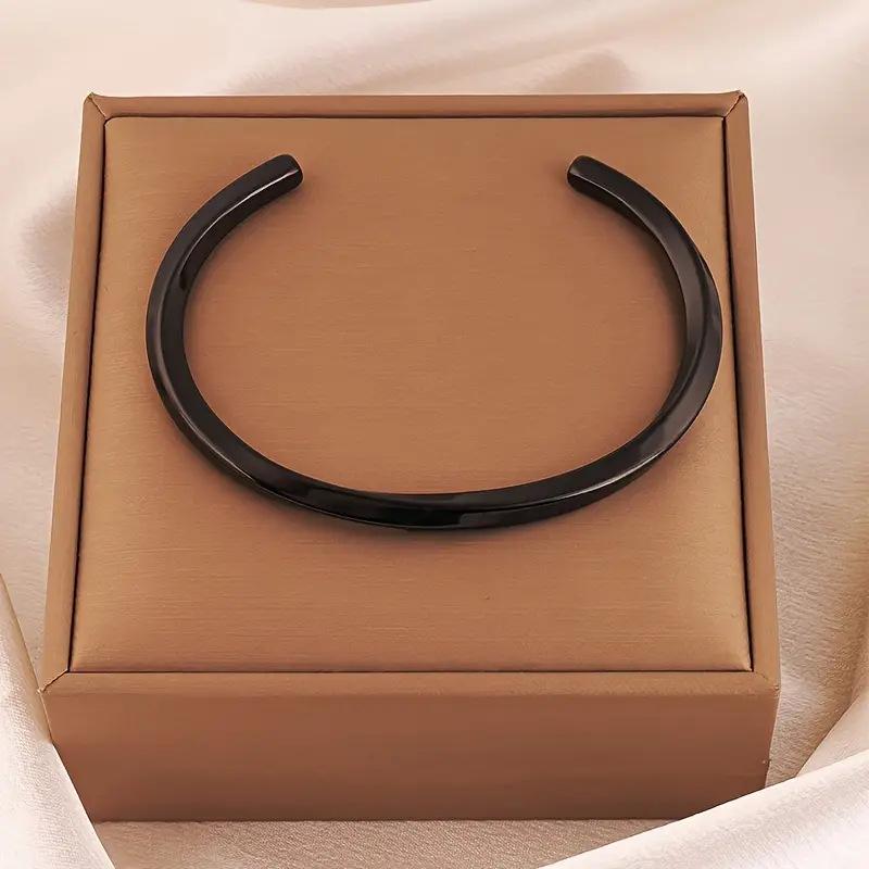 Titanium Steel  Mobius Open Stainless Steel  Women's High Sense Couple Fashion Trend  Jewelry