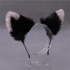Diadema Lolita con Orecchie di Gatto e Volpe in Peluche - Fascia Cosplay Fatta a Mano