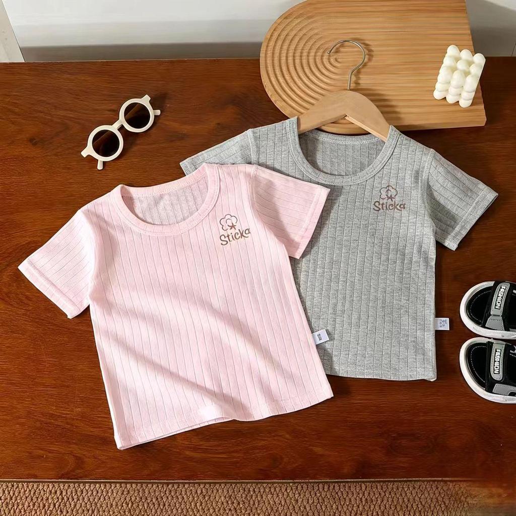 Kinder Sommer-Pyjama aus reiner Baumwolle - Kurzarm & Dünn für Jungen & Mädchen