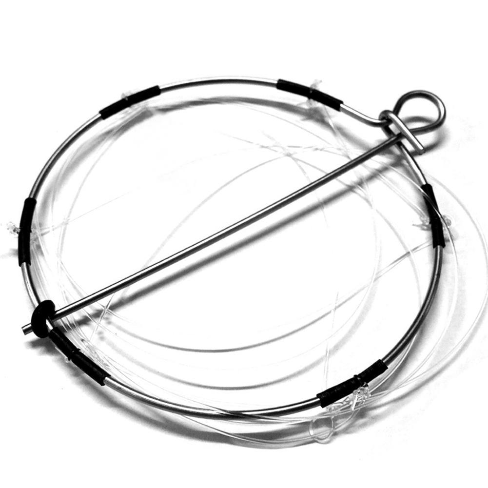 Buy 10pcs 6Ring Portable Fishing Shrimp Crab Cast Trap Catch Crabs Tool Set at affordable